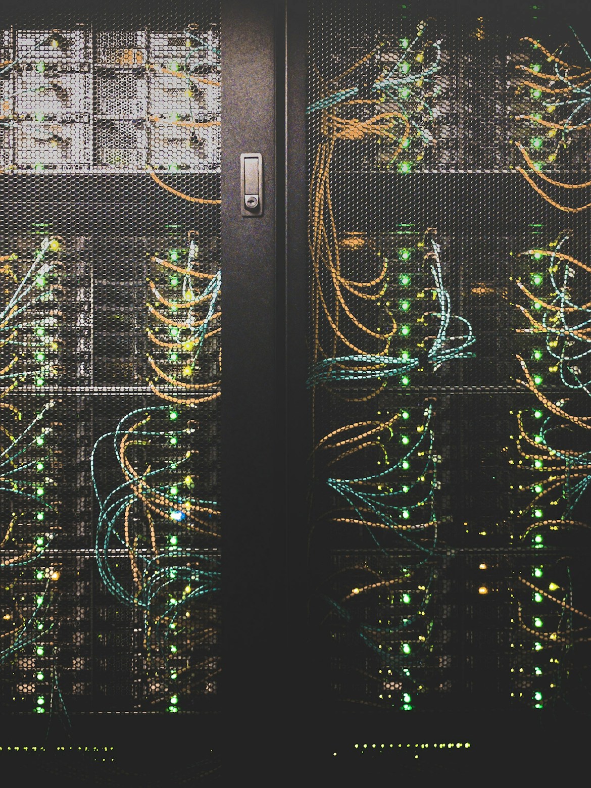 Mission critical data center white space with raised access flooring and overhead bus duct